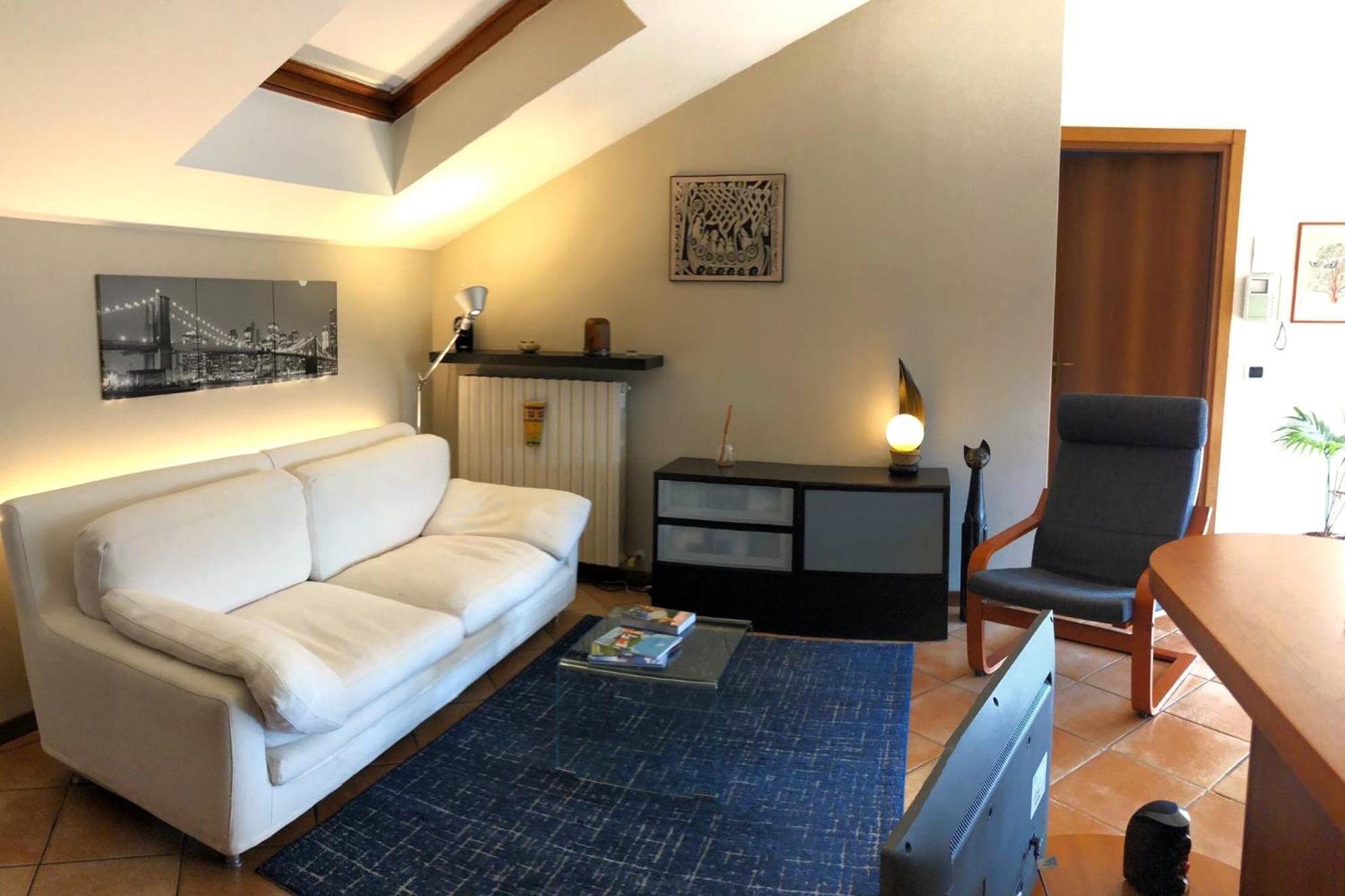 Bright Penthouse Close To Center With Terrace And Lake View Lecco Eksteriør bilde
